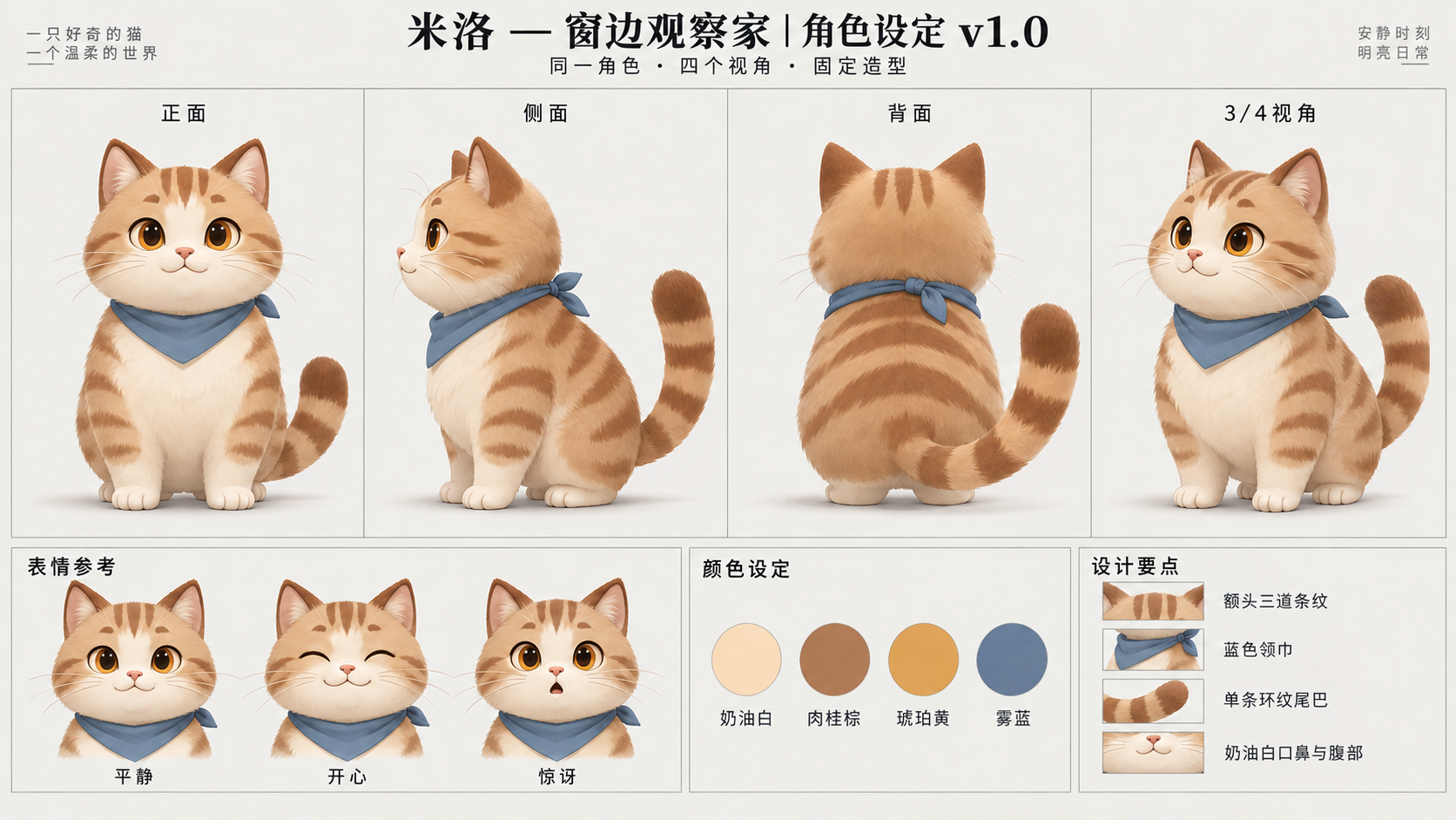 米洛 — 窗边观察家 — four views and expressions